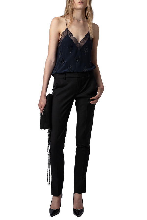 Top Christy Cdc Strass Tinta
