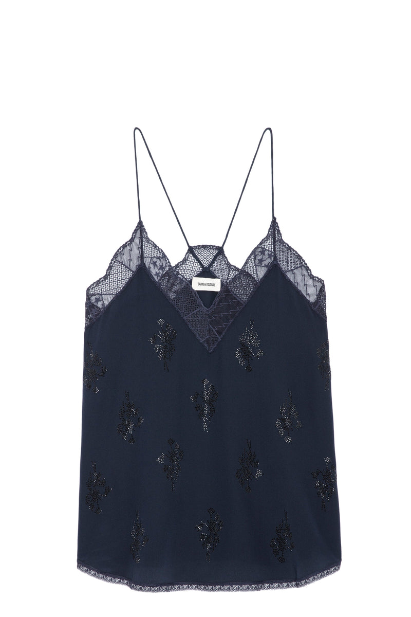 Top Christy Cdc Strass Tinta