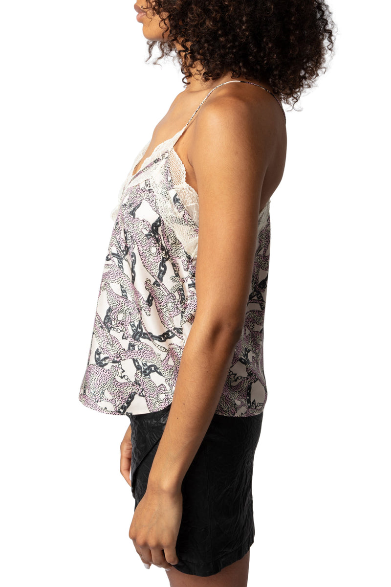 Top Caraco Christo Twill Wild Chaines Ecru