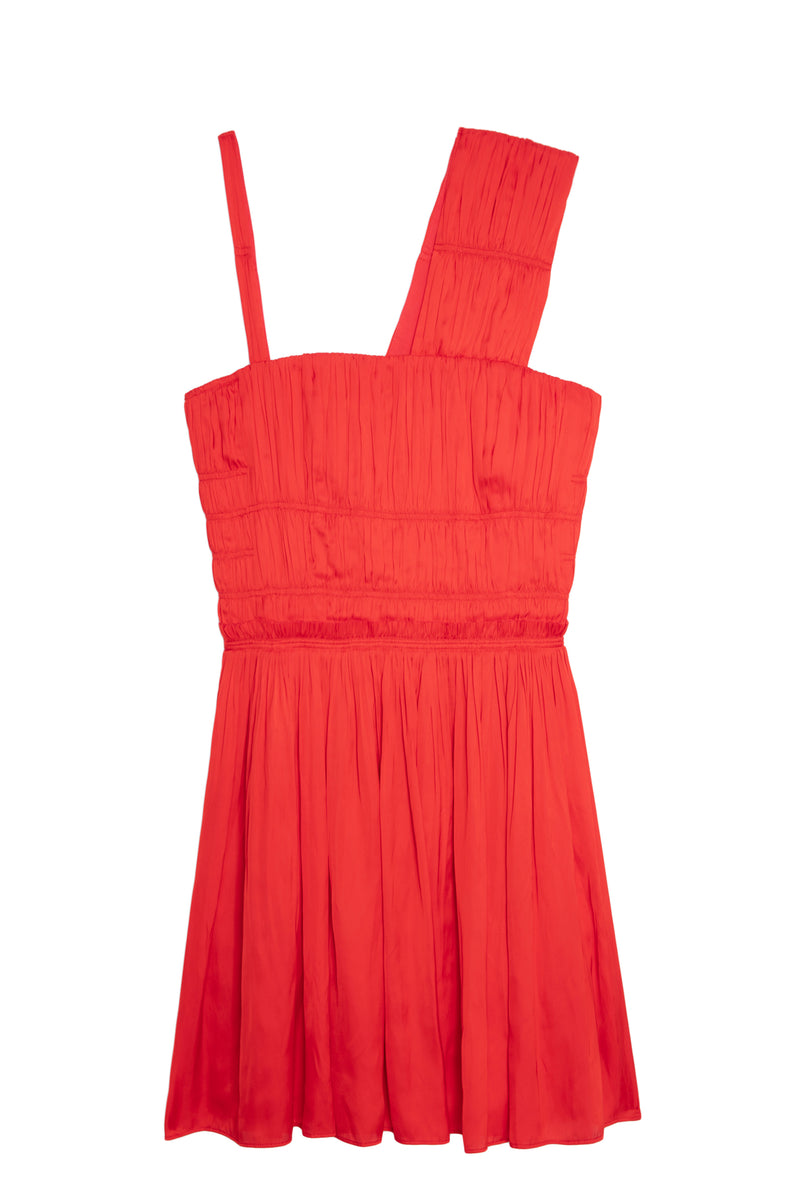 Vestido Roselie Satin Rojo