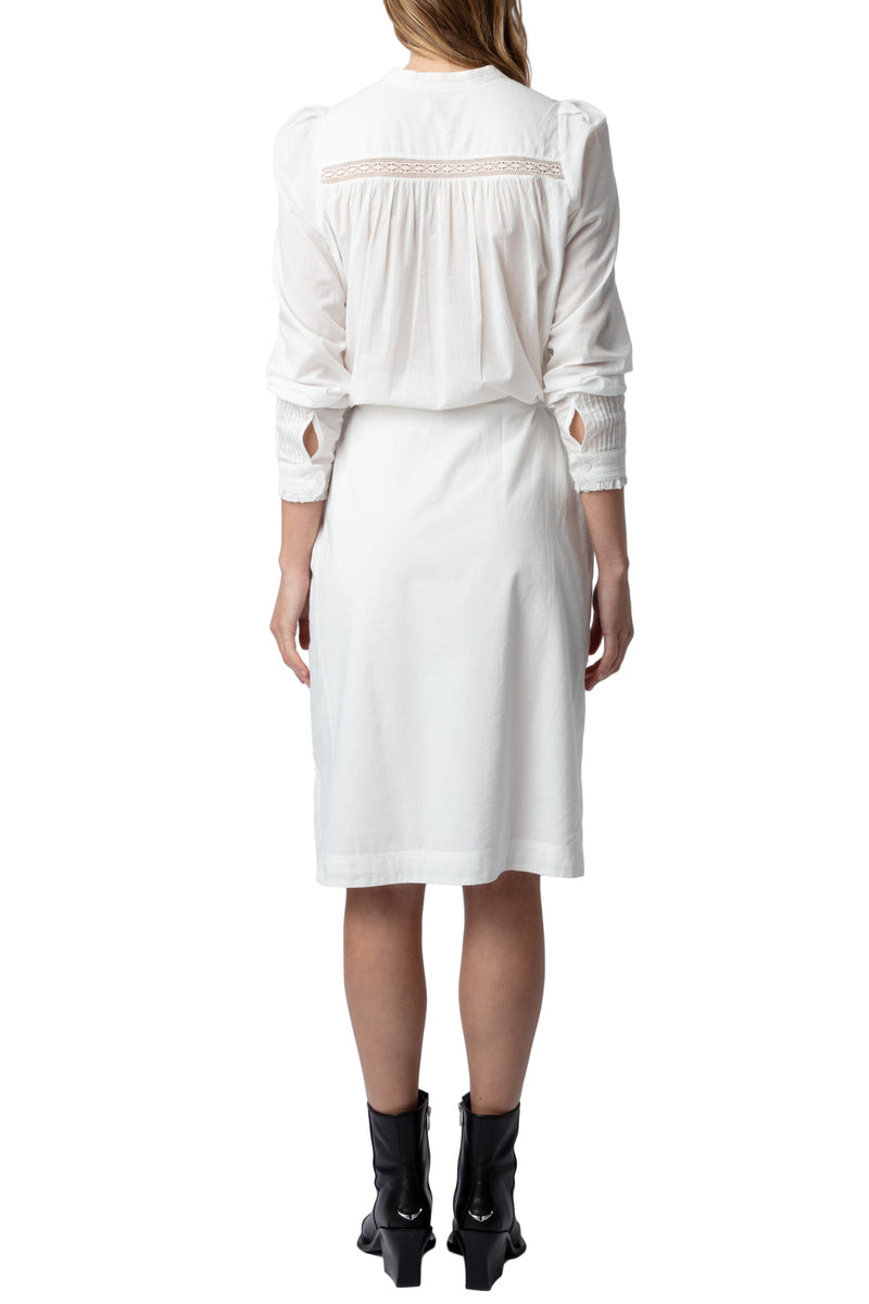 Vestido Ritchil Coton Blanco