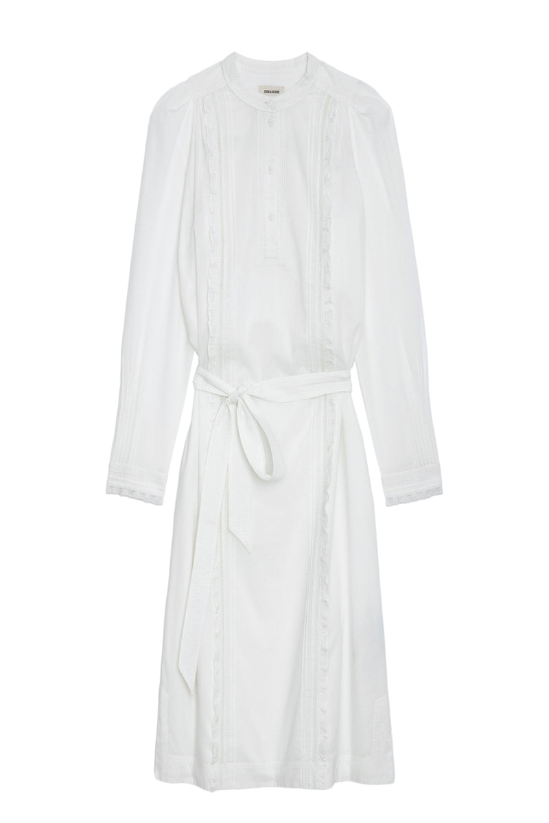 Vestido Ritchil Coton Blanco