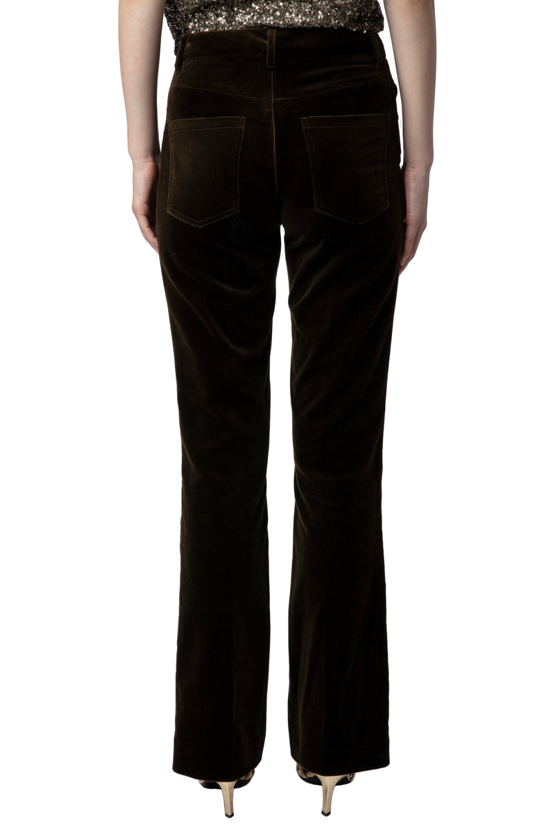 Pantalones Pistol Velvet Khaki