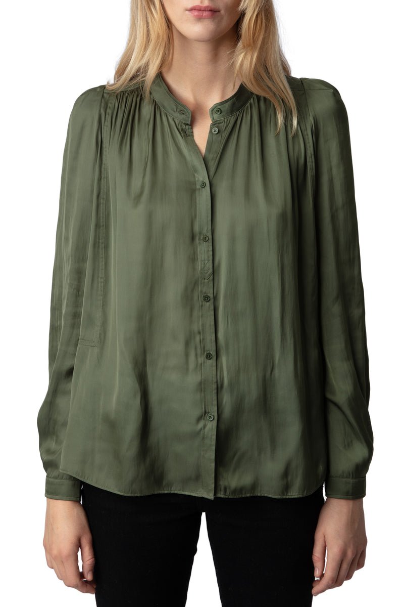 Camiseta Tchin Satin Khaki