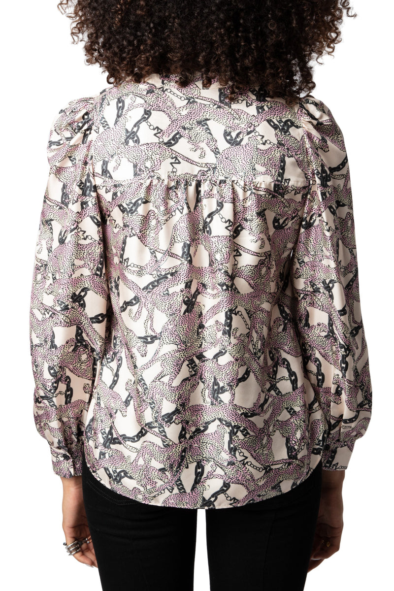 Blusa Telia Twill Wild Chaines Ecru