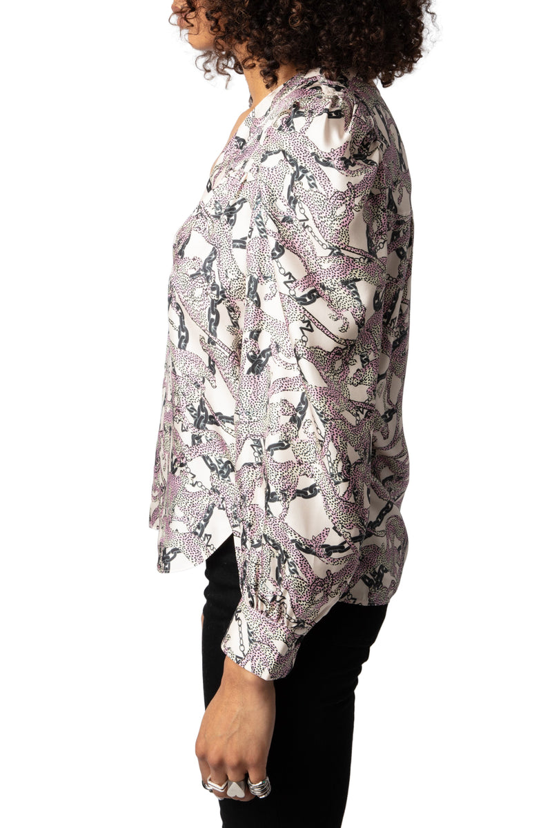 Blusa Telia Twill Wild Chaines Ecru