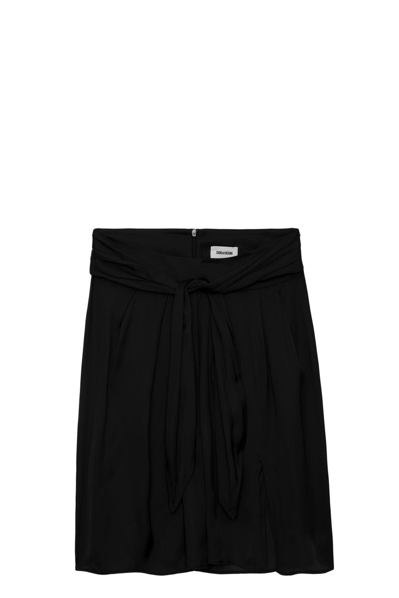 Falda Joji Satin Negro