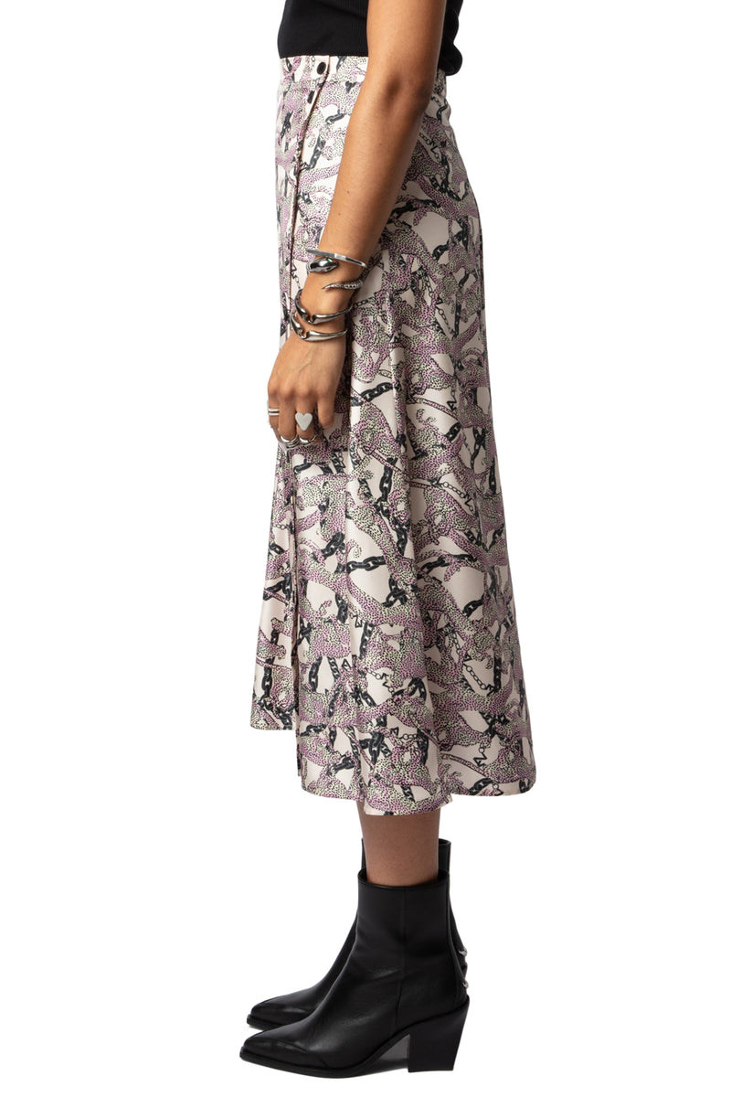 Falda June Twill Wild Chaines Ecru