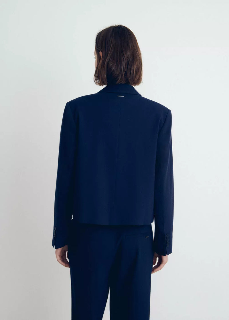 Americana cropped Azul Marino