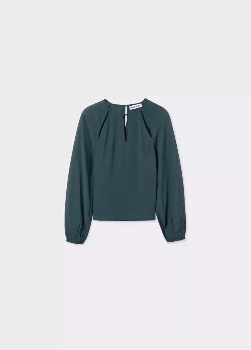 Blusa cut outs Verdoso