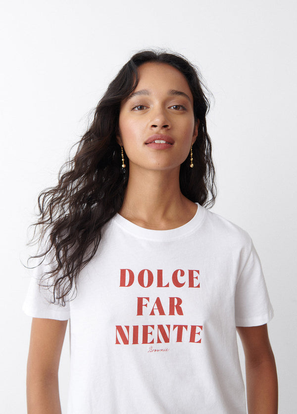 Camiseta manga corta Far Niente Blanco