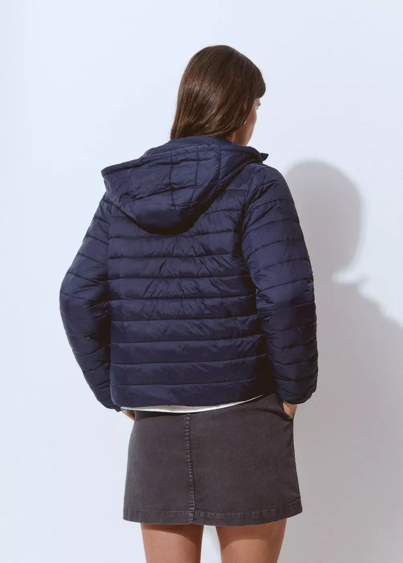 Chaqueta acolchada básica Azul Marino