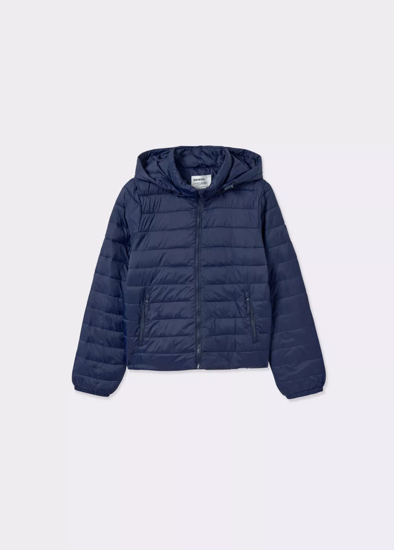Chaqueta acolchada básica Azul Marino