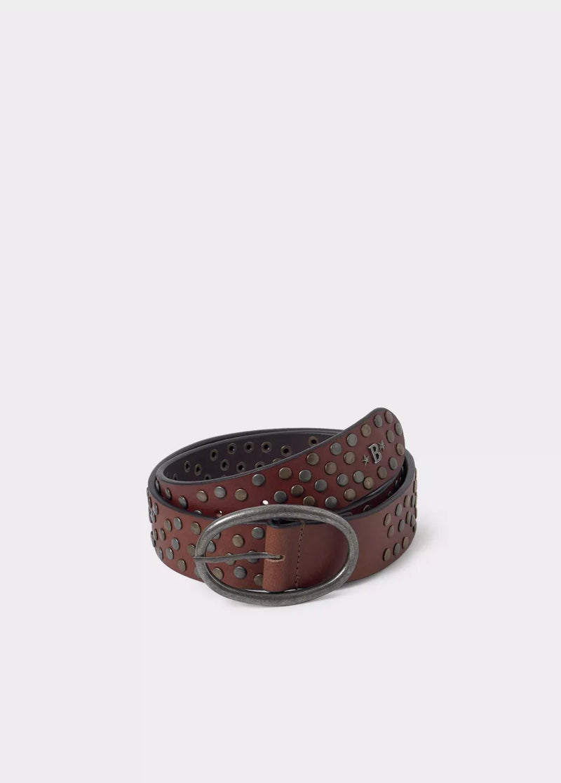 Cinturón tachas bicolor