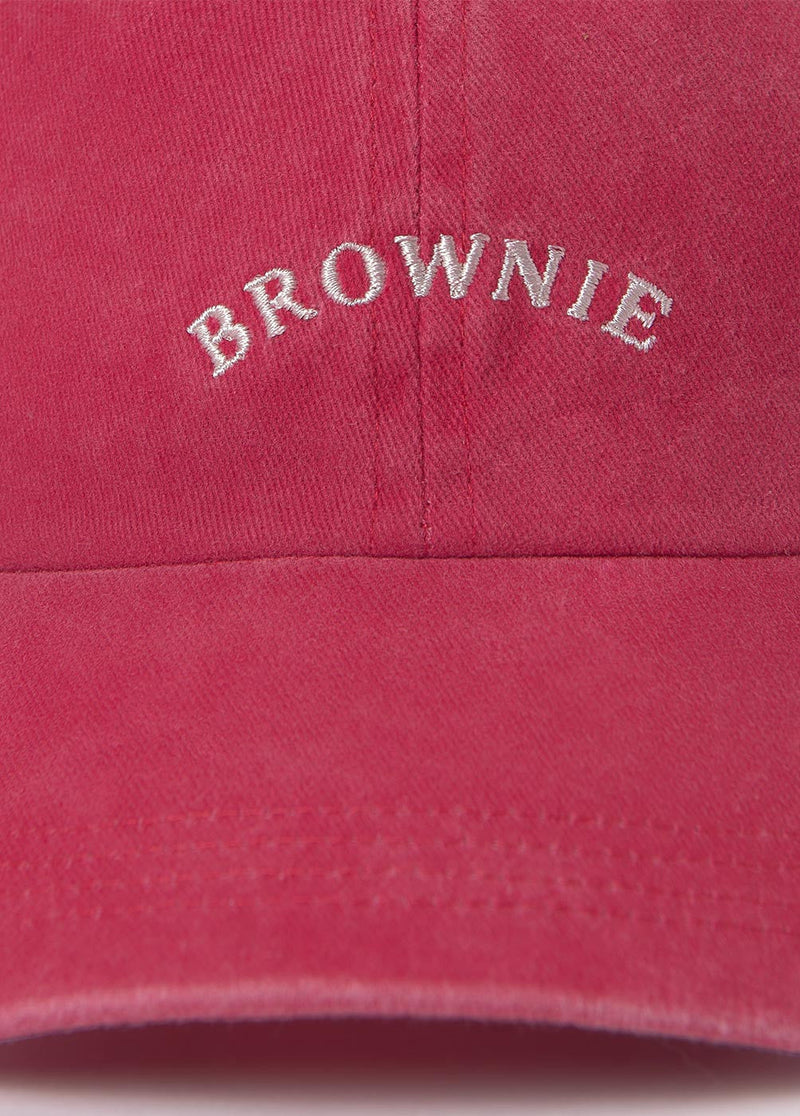 Gorra algodón bordada Rojo