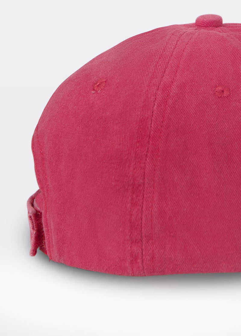 Gorra algodón bordada Rojo