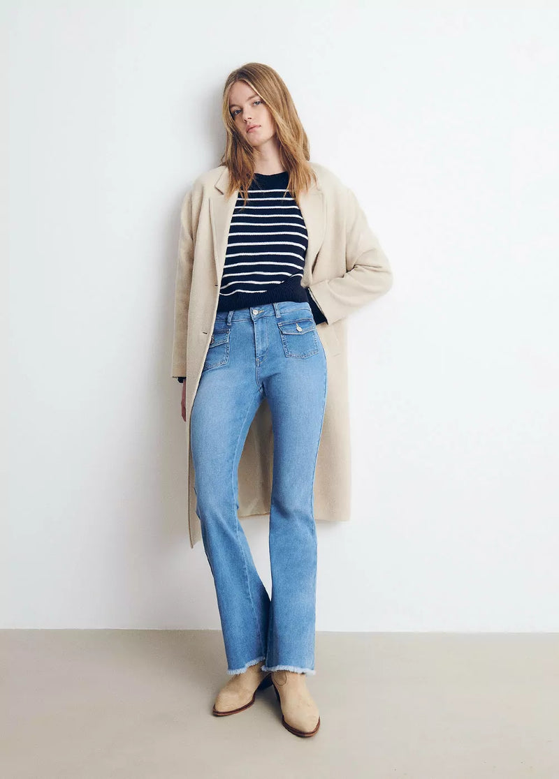 Brownie | Jeans bolsillos frontales para mujer.