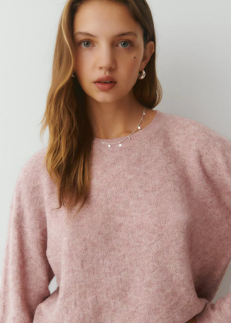 Jersey punto Rosado