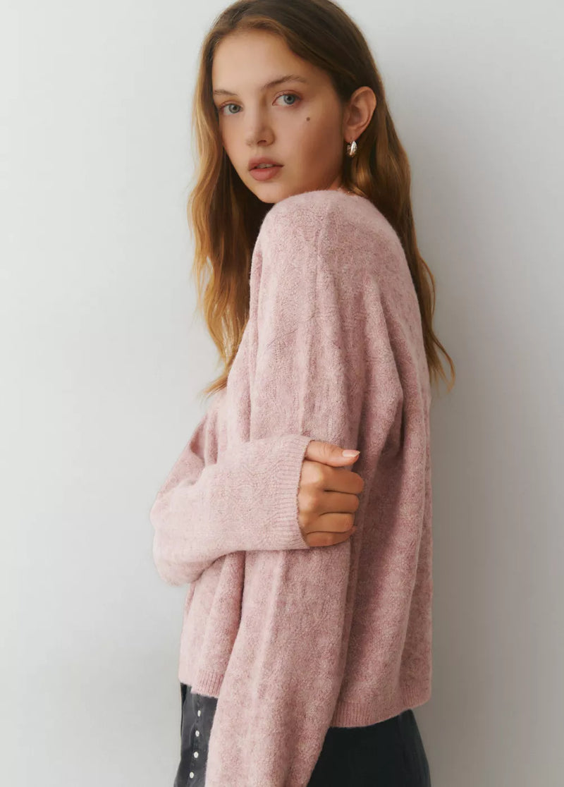 Jersey punto Rosado