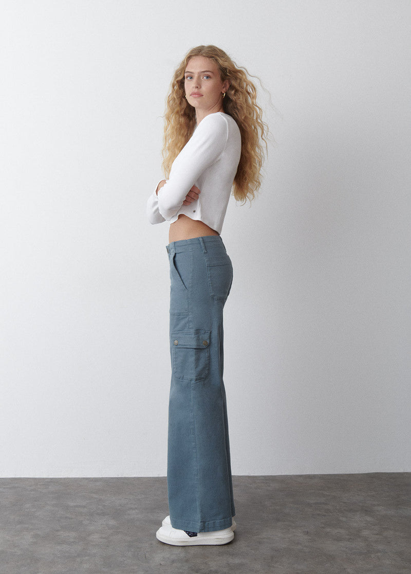 Pantalón culotte cargo