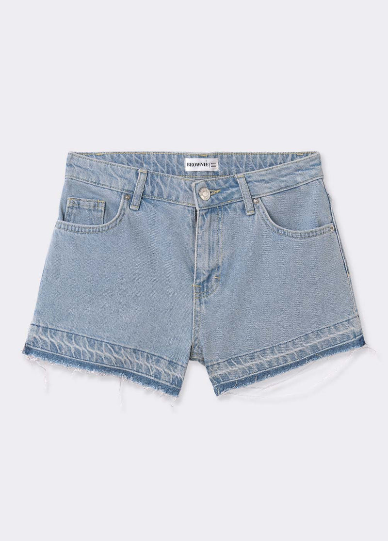 Short mini tejano Azul Claro