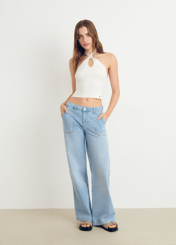 Top hally halter Crudo