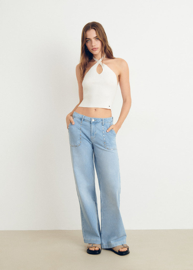 Top hally halter Crudo