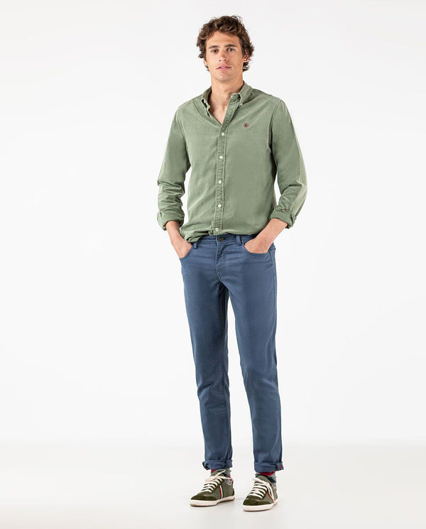 EL Ganso | Pantalón 5 Bolsillos Básico Azul Medio