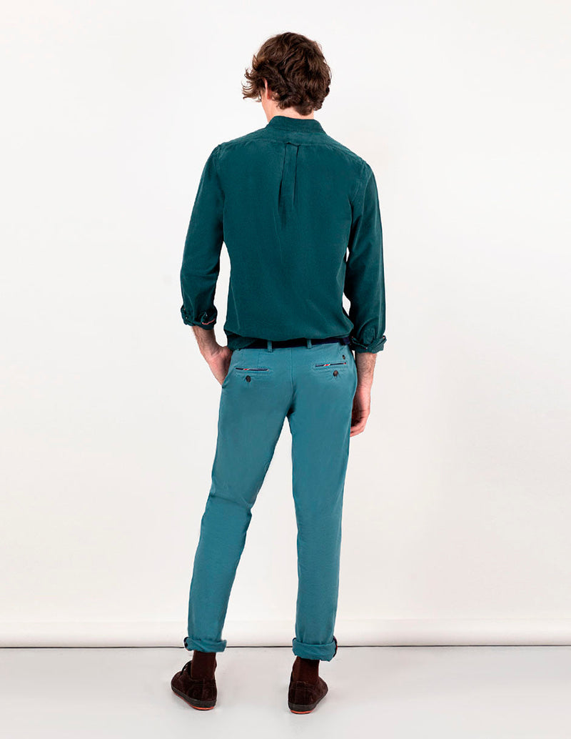 El Ganso | Pantalón Chino Básico Azul para hombre. 
