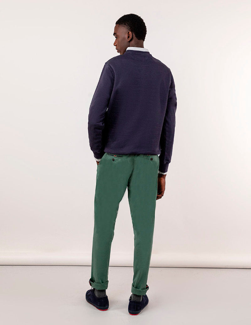 Pantalón Chino Básico Verde