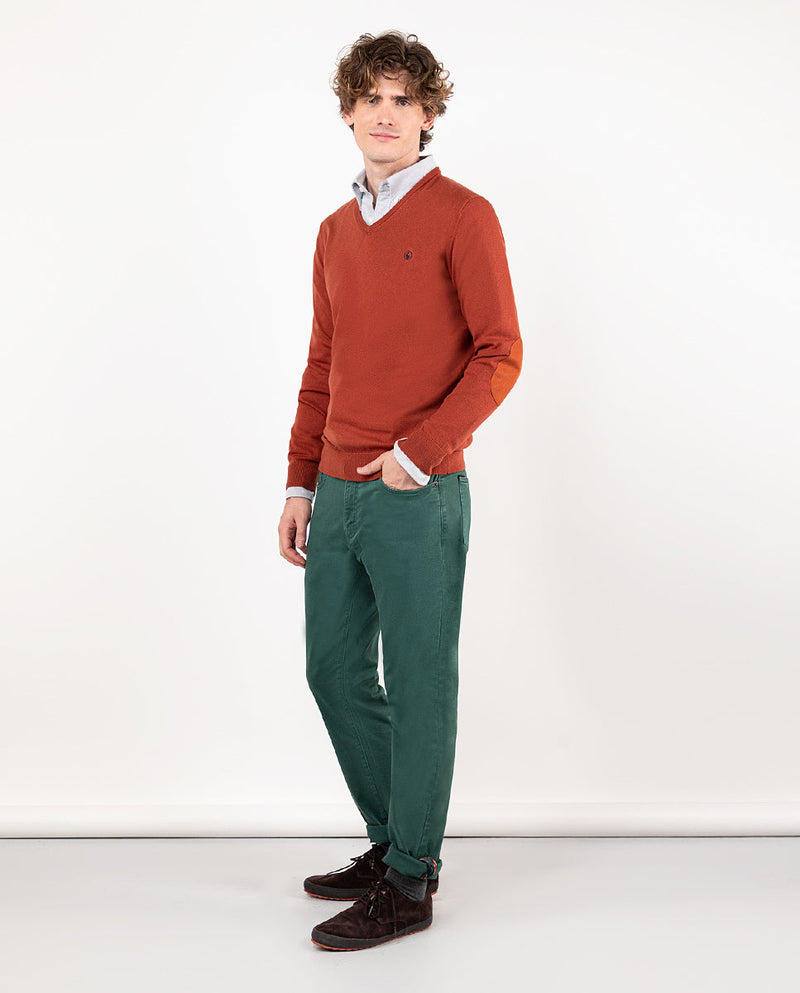 El Ganso | Pantalón 5 Bolsillos Verde para hombre. 