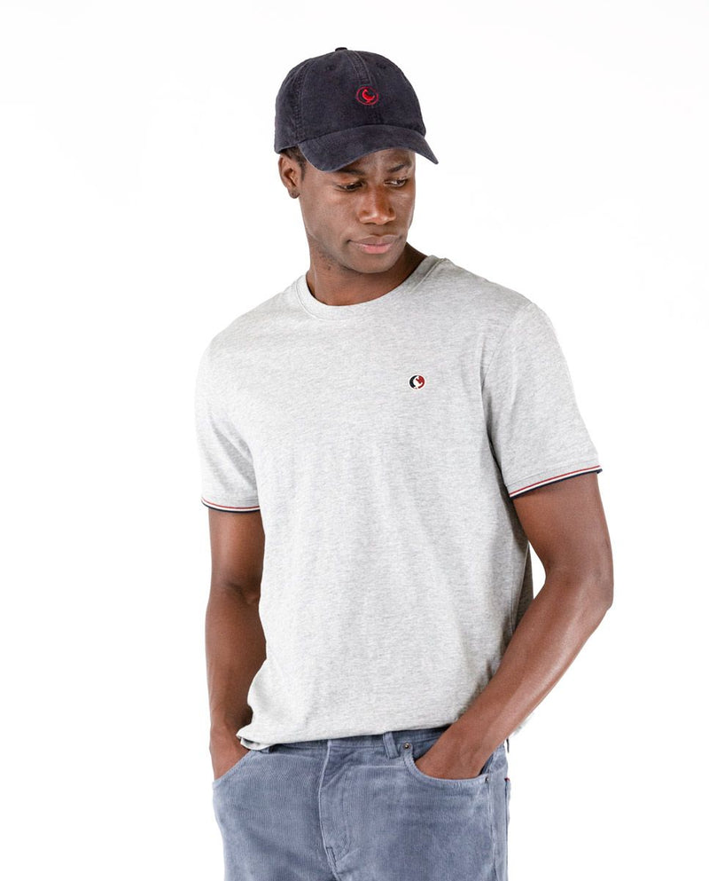 El Ganso | Camiseta Gris Melange para hombre.