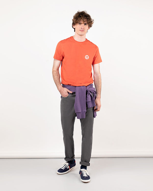 El Ganso | Camiseta Básica Naranja para hombre. 