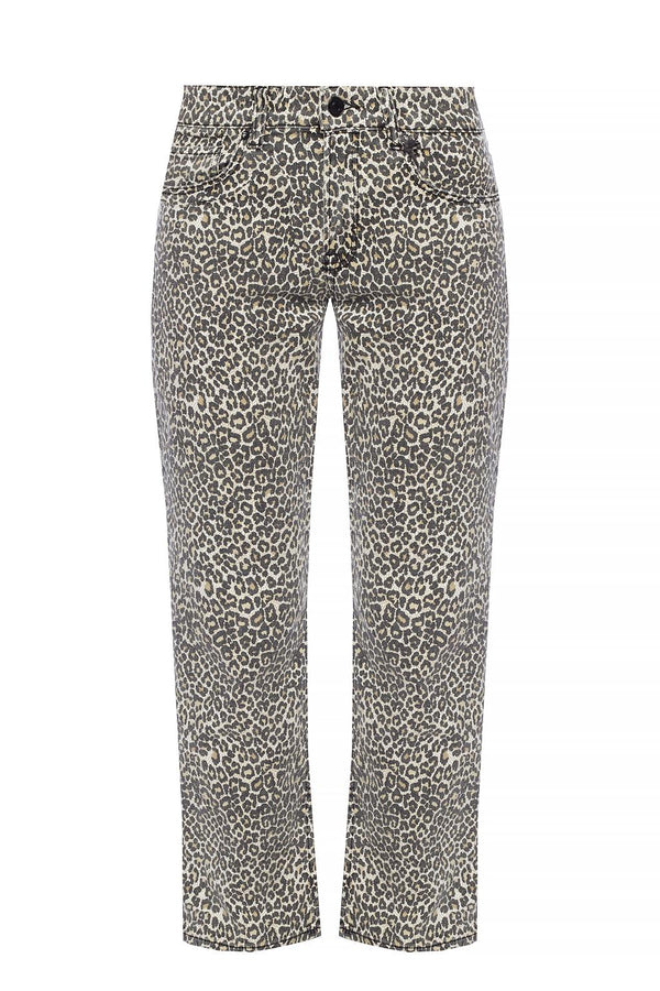 Jeans Ava Straight Leopardo