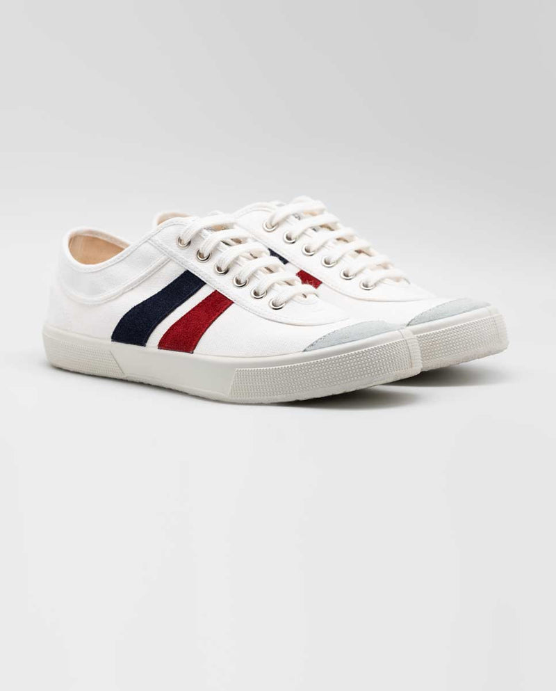 Sneakers Squash Canvas Stripes Blanco