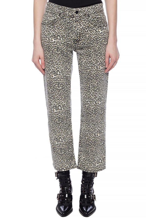 Jeans Ava Straight Leopardo