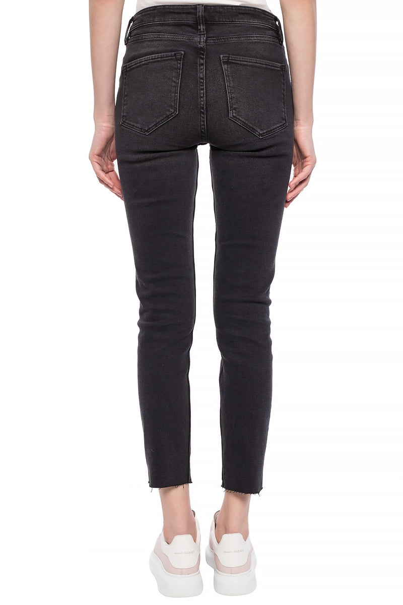 Jeans Roxanne Cropped Washed Black