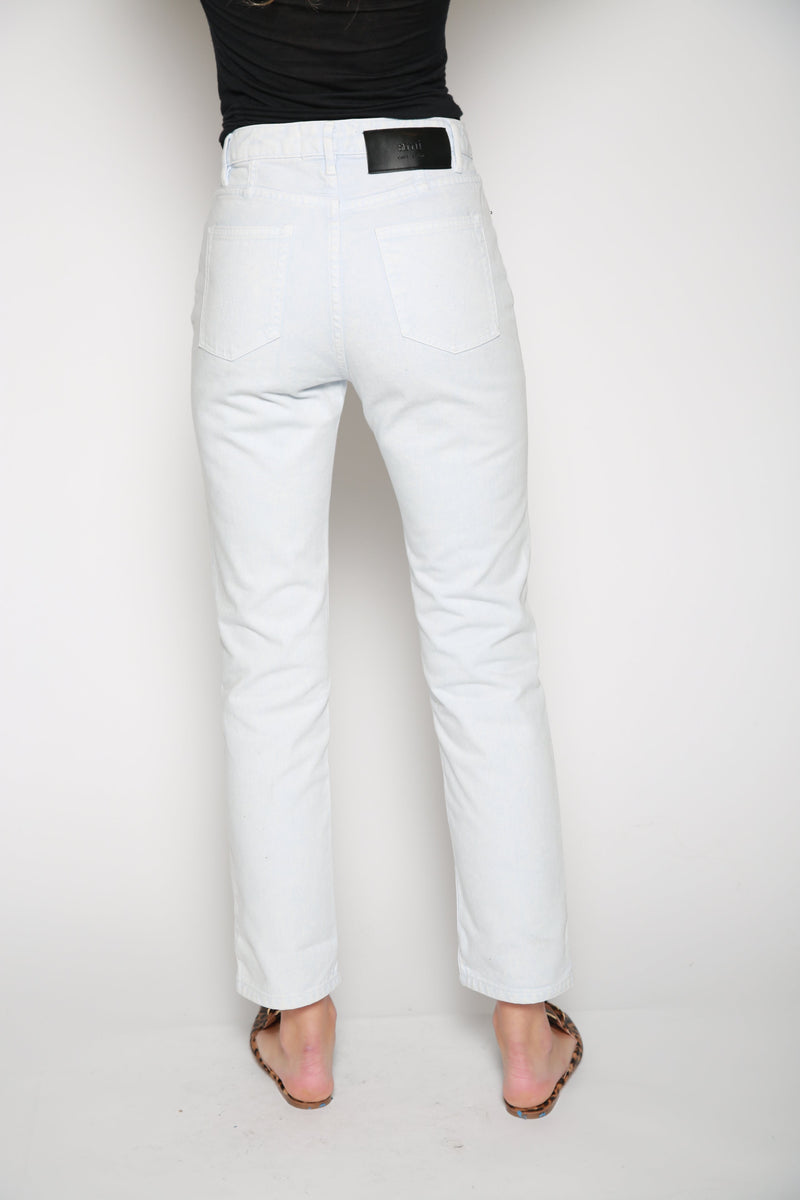 Jeans Straight Fit Azul Claro