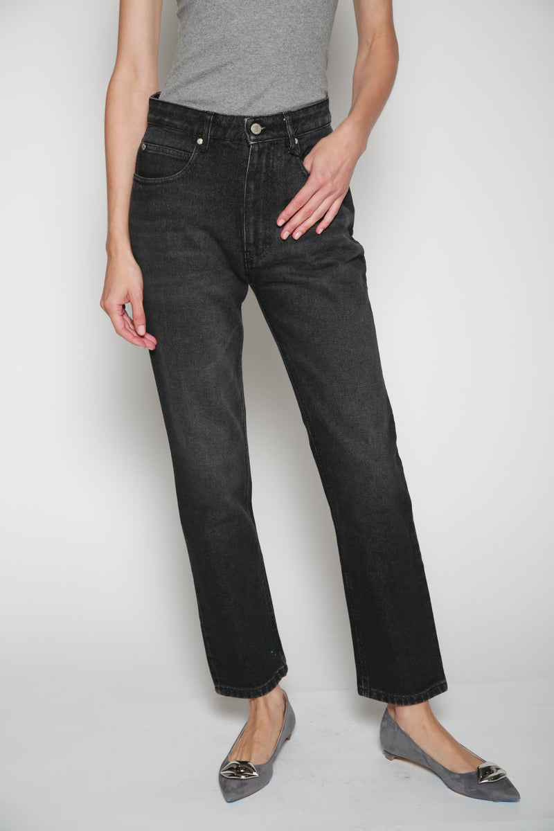 Jeans Classic Fit Pockets Jeans Negro