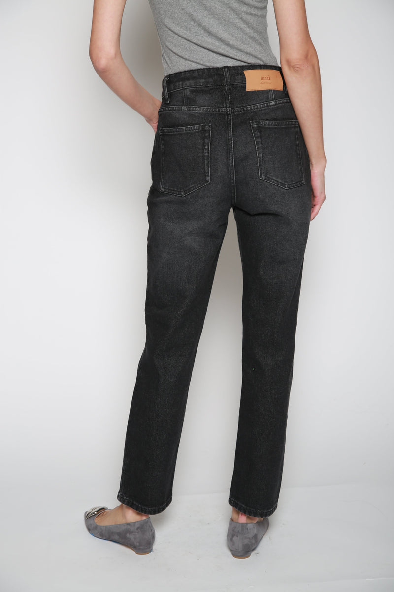 Jeans Classic Fit Pockets Jeans Negro