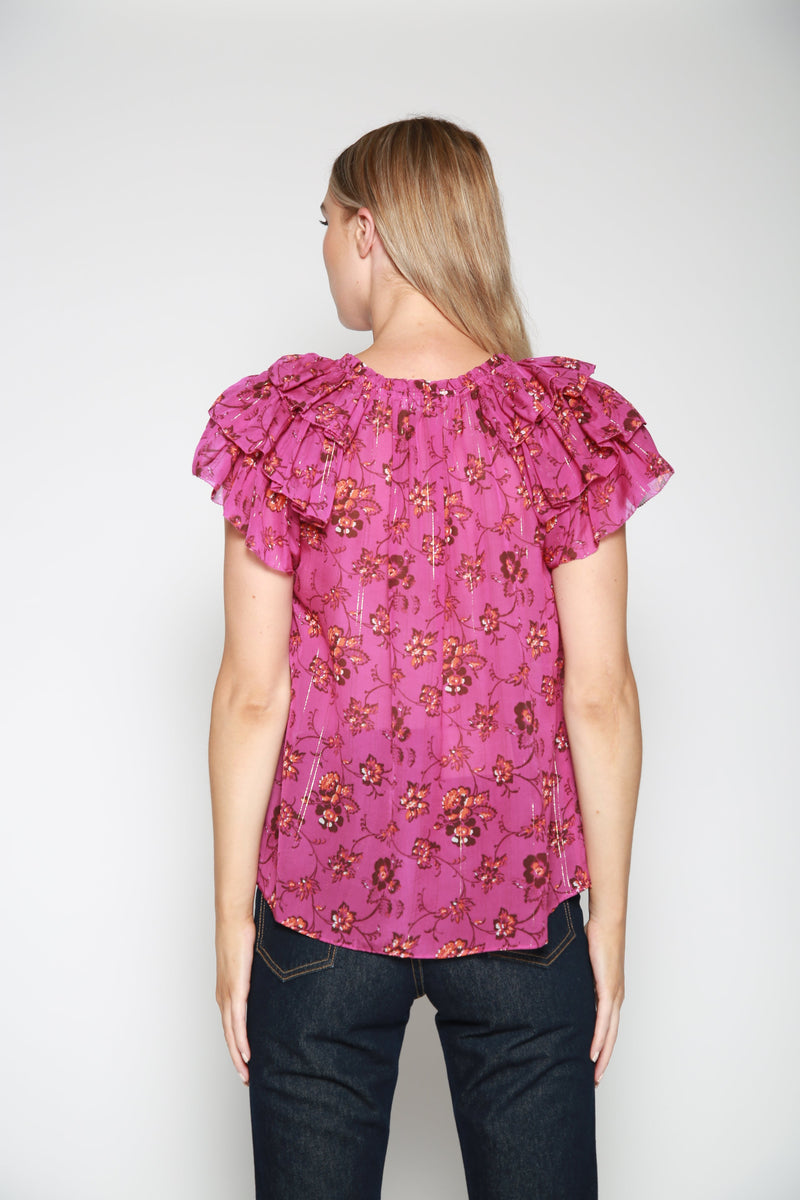 Blusa Casual Lara Magenta