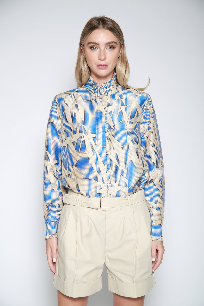 Falda Melody Kimono Silk Azul