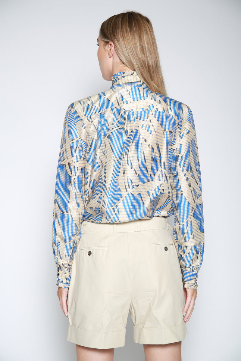 Falda Melody Kimono Silk Azul