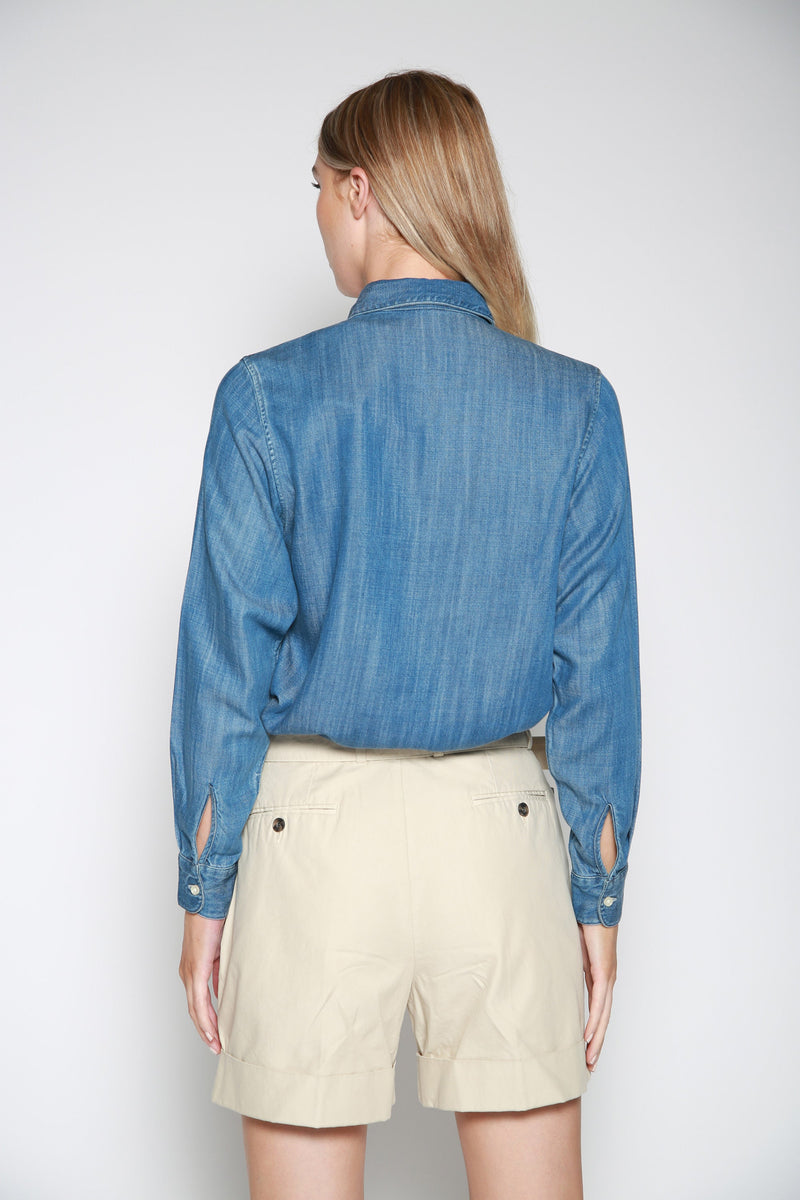 Blusa Bonnia Shirt Tencel Azul