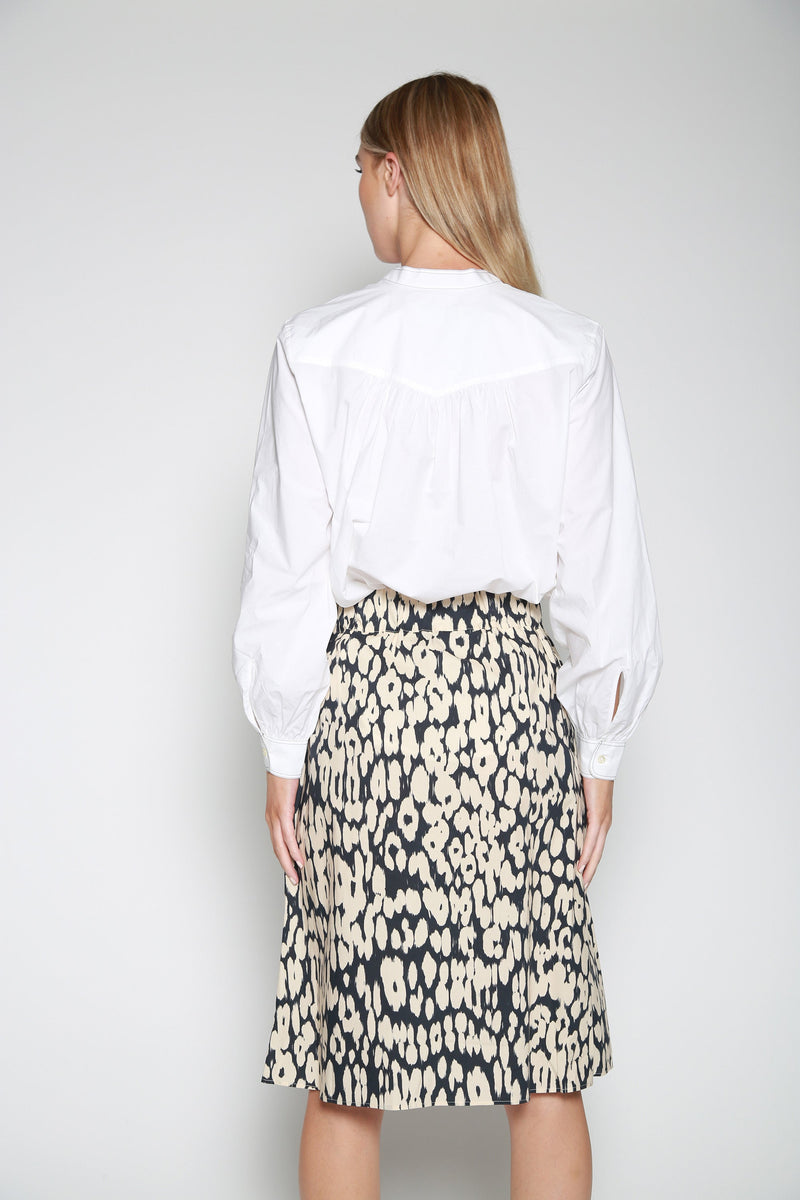 Falda Marjane Satin Raso Gris