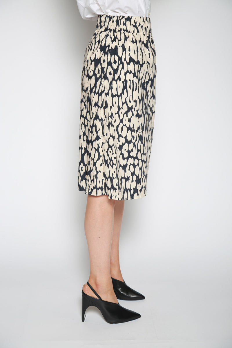 Falda Marjane Satin Raso Gris