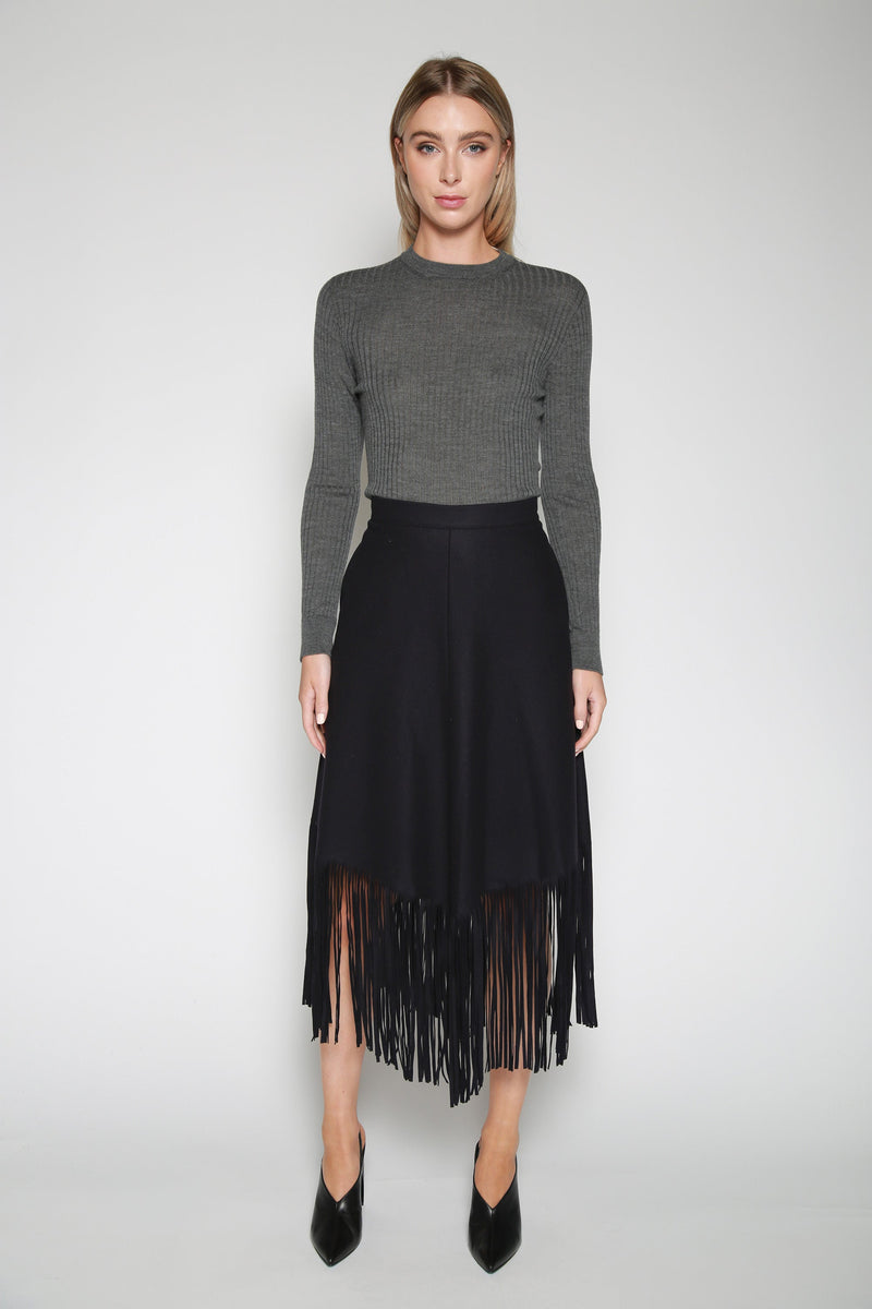 Falda New Camelia Fringed Marino