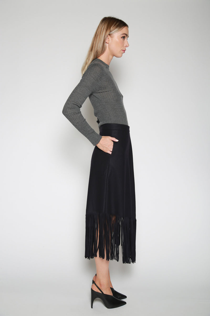 Falda New Camelia Fringed Marino