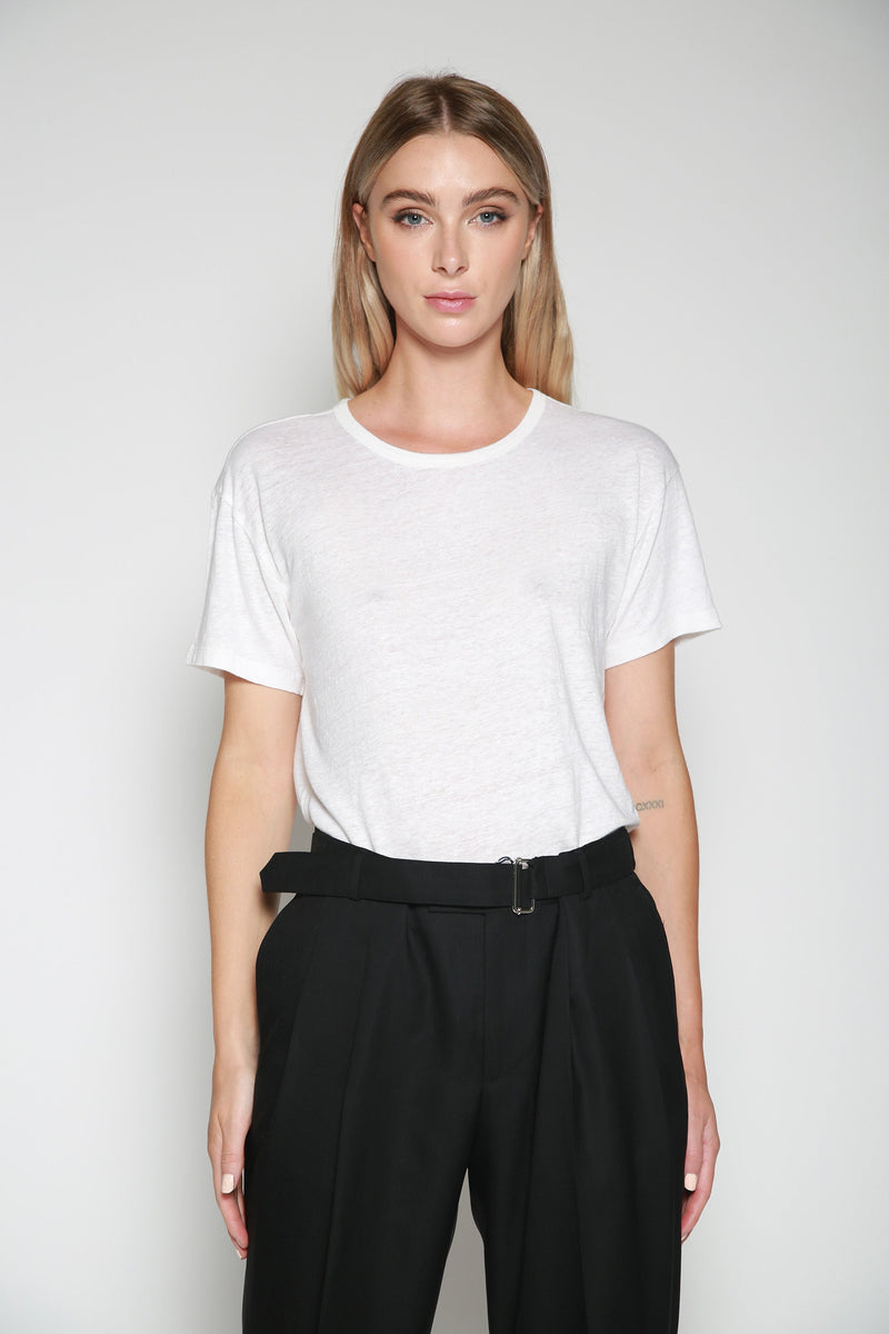 Playera Tara Linen Blanco