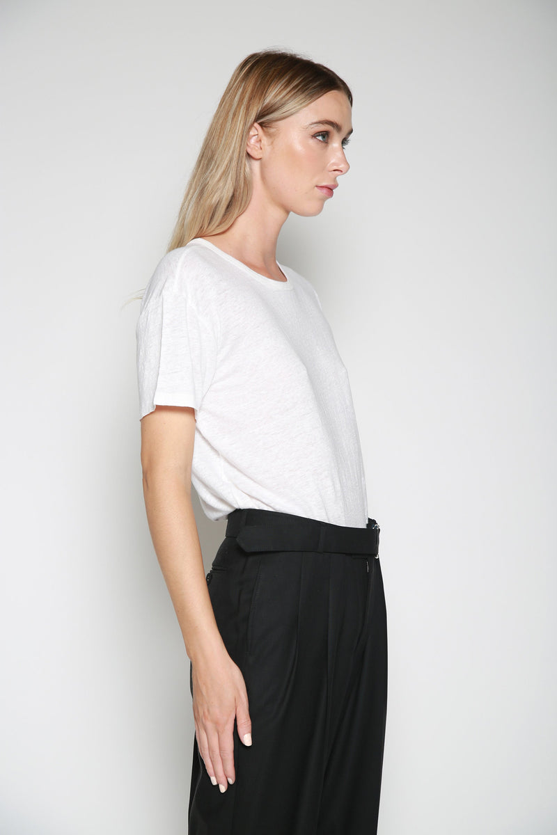 Playera Tara Linen Blanco